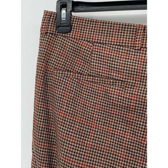 DEVRED 1902 Men's Brown Houndstooth Slim-Fit Regular Cuffed Pant SZ 38 - Picture 4 of 11